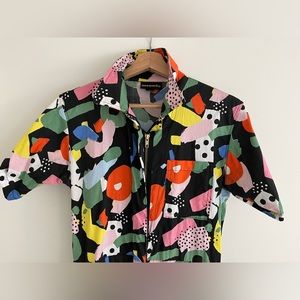 Nooworks Coveralls- retro pattern